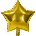 Balão Metal 35x35cm Estrela Ouro